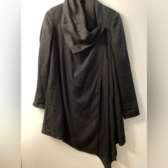 All Saints Aiko Black Monument Coat Size 00 - Picture 3 of 12